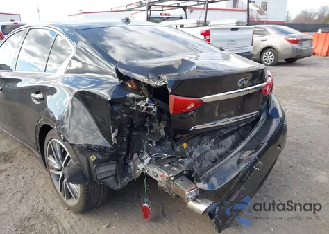 2015 Infiniti Q50 Sport z USA, uszkodzony, nr VIN JN1BV7AR5FM415982